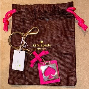 NEW Kate Spade Leather Keyfob